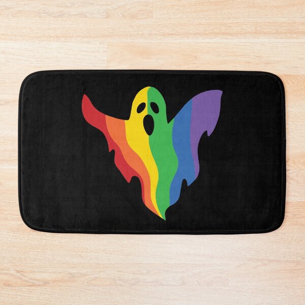 Item preview, Retro Rainbow Pride Ghost Halloween LGBTQ Spooky  designed and sold by BrownHorse90s.