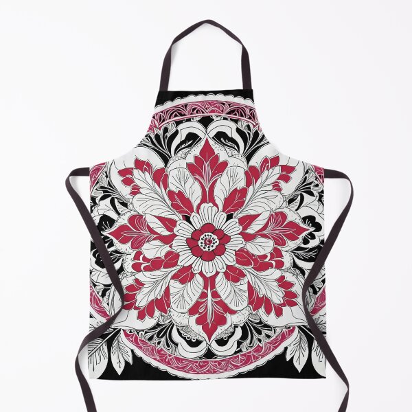 Item preview, Hibiscus Folk Embroidery Mandala Clipart Collection 15 designed and sold by PlayPlearnZone.