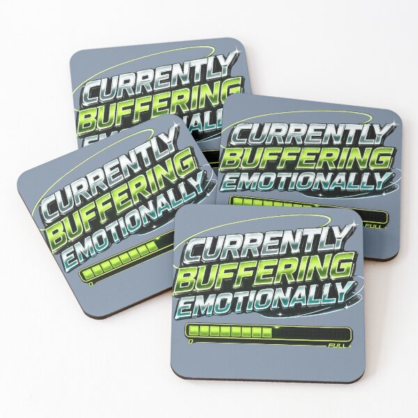 Item preview, Currently Buffering Emotionally designed and sold by Waldero.