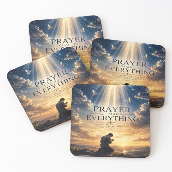 Item preview, Prayer Changes Everything Christian Artwork designed and sold by Faith & Grace design .