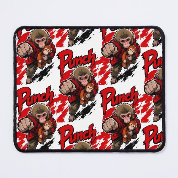 Item preview, Cute Funny Baby Macaque Punch - The Monkey Lover Kun Team Viral Meme Design designed and sold by DUMEJE.