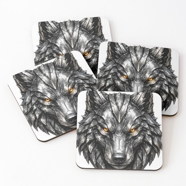 Item preview, Steel Wolf | Industrial Metal Wolf Head | Mechanical Beast designed and sold by SteelCoat Studio.