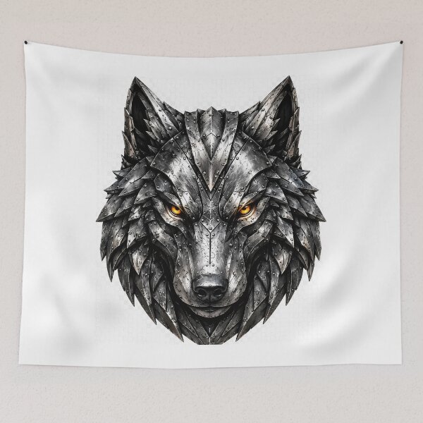 Item preview, Steel Wolf | Industrial Metal Wolf Head | Mechanical Beast designed and sold by SteelCoat Studio.