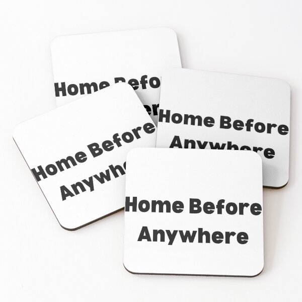 Item preview, Home Before Anywhere Aesthetic Homebody Quote designed and sold by FarazDesign110.