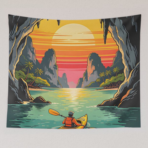 Item preview, Hidden Sea Caves in Phang Nga Bay – Kayak Adventures Collection designed and sold by Spirit of Siam.