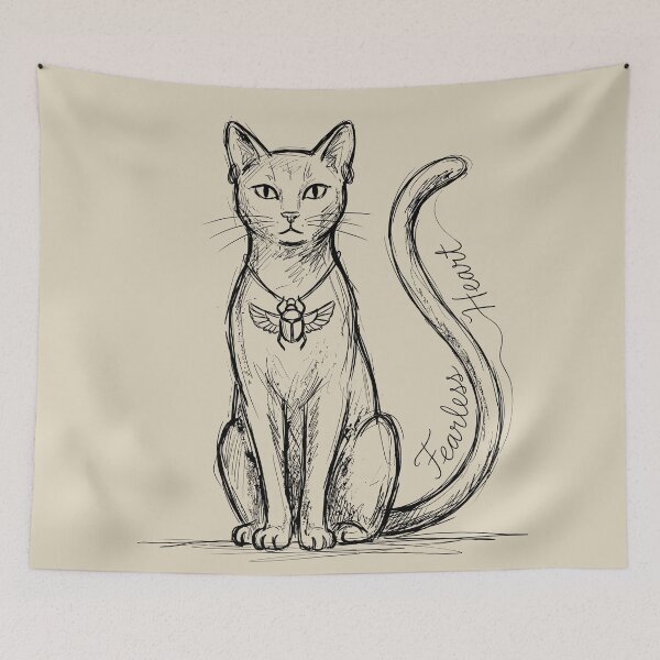 Item preview, Bastet Protector - Egyptian Mythology designed and sold by bapupa.