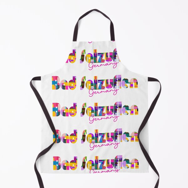 Item preview, Bad Salzuflen, Germany, Vibrant Abstract City Typography Art designed and sold by Wanderful-roads.