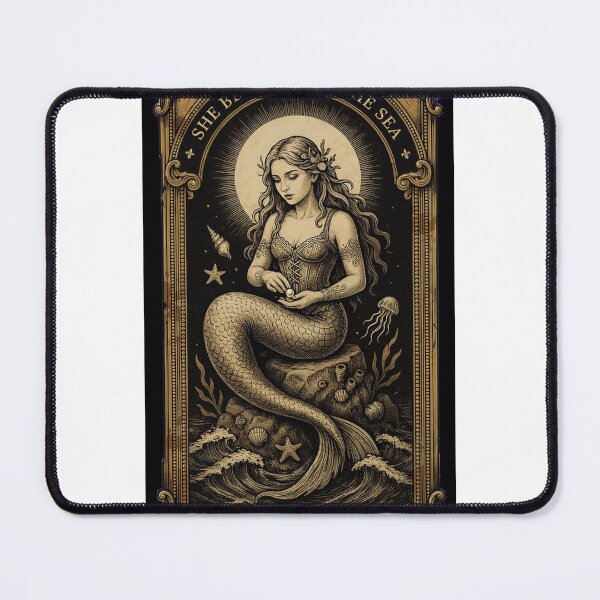 Item preview, Dark Vintage Mermaid – Sea Witch Gothic Aesthetic designed and sold by mermaidstribe.