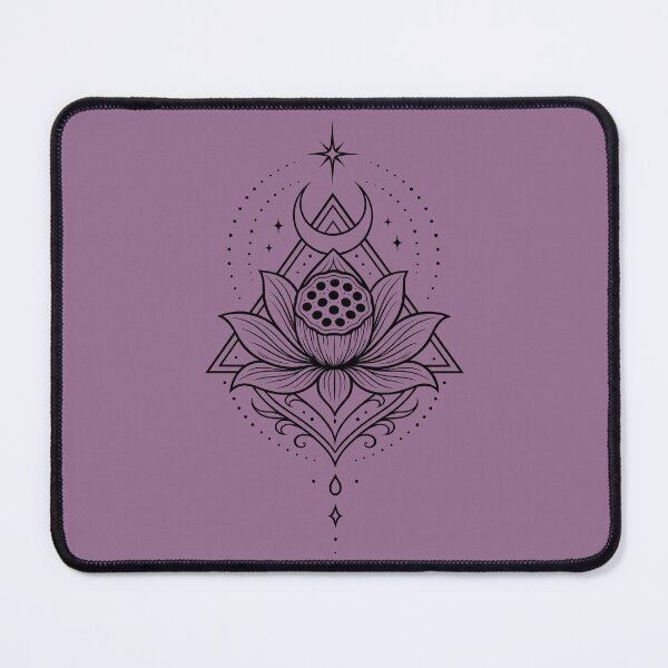 Artikelvorschau, Lotus Sacred Geometry Mond Spiritual Symbol entworfen und verkauft von Christine Krahl.