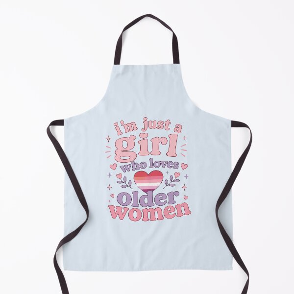 Item preview, I'm Just A Girl Who Loves Older Women Lesbian Pride designed and sold by BrownHorse90s.