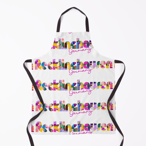 Item preview, Recklinghausen, Germany, Vibrant Abstract City Typography Art designed and sold by Wanderful-roads.