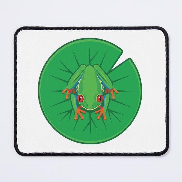 Item preview, Red Eyed Tree Frog Top Down Lily Pad designed and sold by ArcApparel2020.