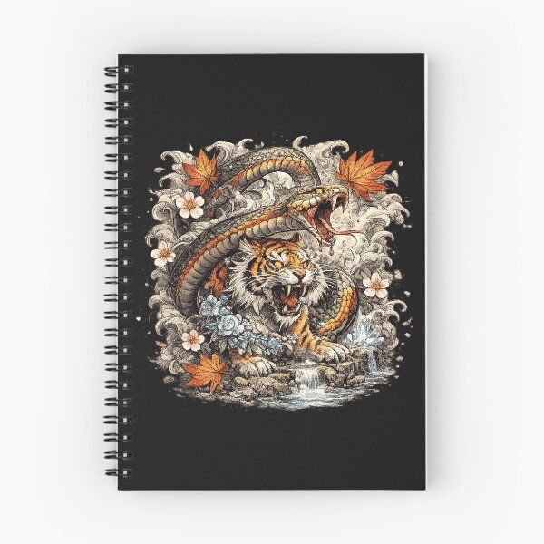 Item preview, Tiger and Serpent Fury designed and sold by JuanitaWolfi.