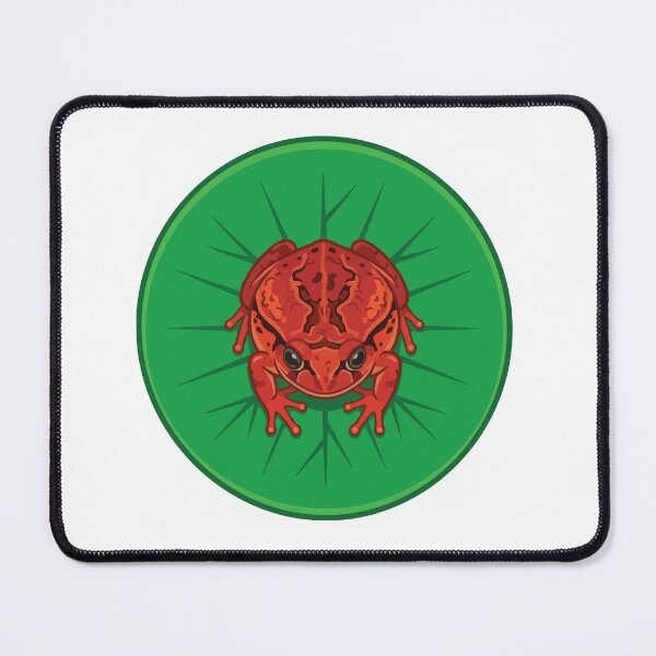 Item preview, Tomato Frog Round Lily Pad Goblincore Art designed and sold by ArcApparel2020.
