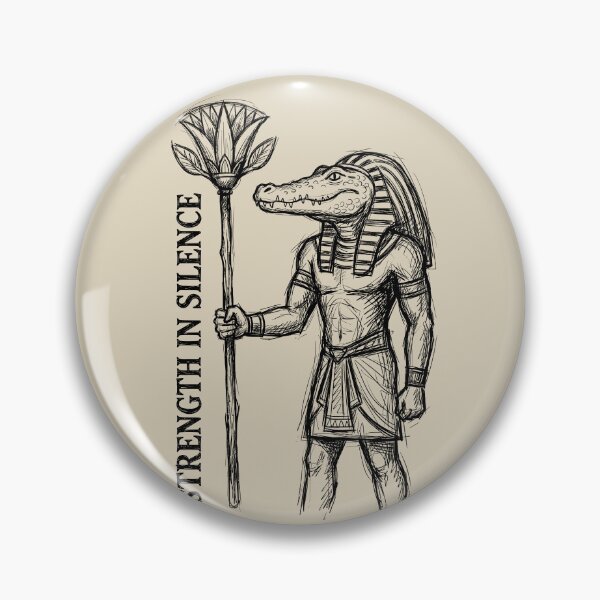 Item preview, Sobek Jaw - Egyptian Mythology designed and sold by bapupa.