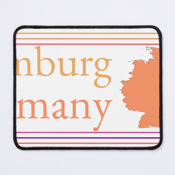Item preview, Hamburg Germany City Marked On Country Map designed and sold by TheIconSmith.