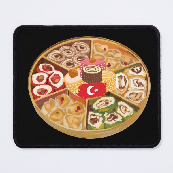 Item preview, Sweet Lokum Dessert Illustration designed and sold by AnulaArt.