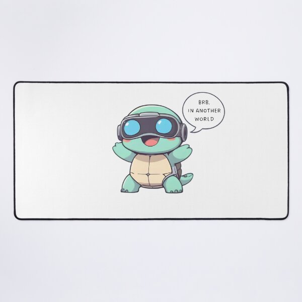 Item preview, BRB In Another World VR Gamer Turtle Funny Design designed and sold by tommysworks.