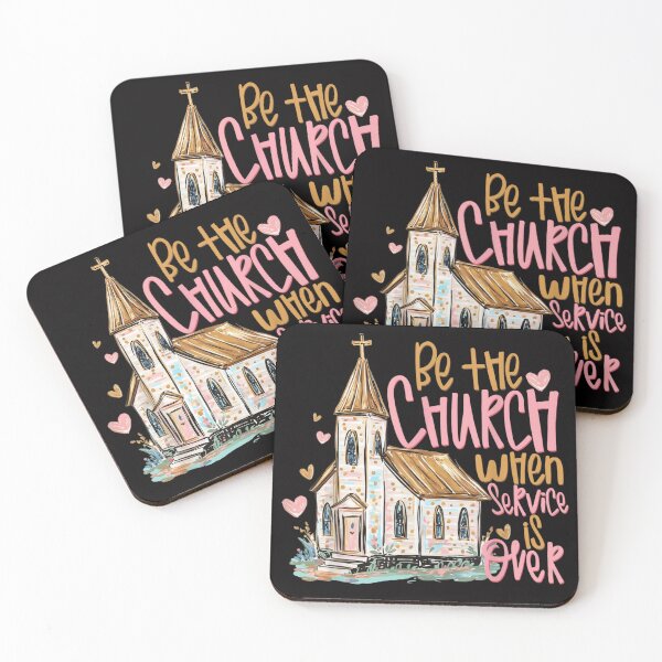 Item preview, Be The Church When Service Is Over Floral Folk Art House Worship designed and sold by RuperDelois.