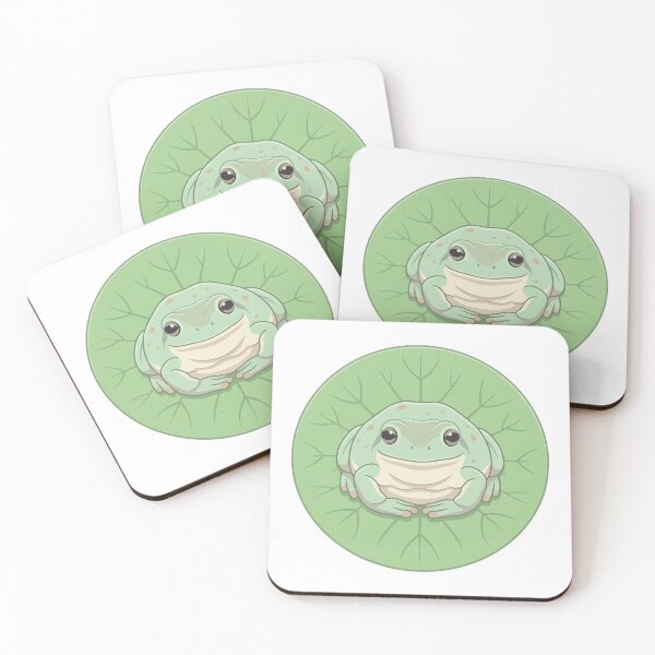 Item preview, Dumpy Tree Frog Cute Lily Pad Aesthetic designed and sold by ArcApparel2020.