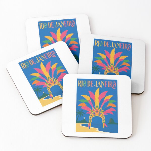 Item preview, Vintage Rio De Janeiro Brazil Carnival Poster designed and sold by Beyond Destinations.
