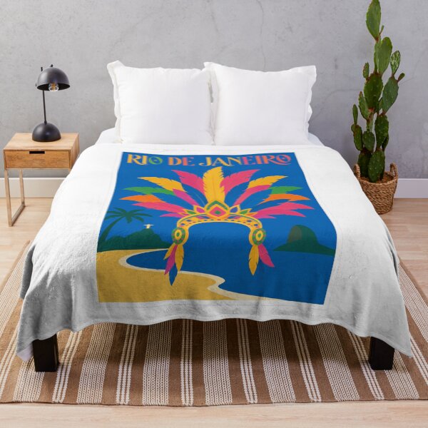 Item preview, Vintage Rio De Janeiro Brazil Carnival Poster designed and sold by Beyond Destinations.