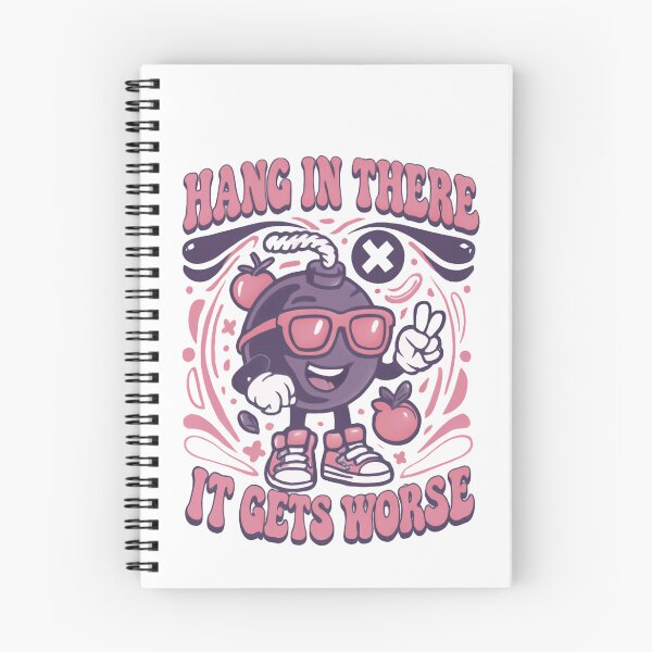 Item preview, Hang In There It Gets Worse Dark Humor Sarcastic Relatable Quote designed and sold by RetroMini2026.