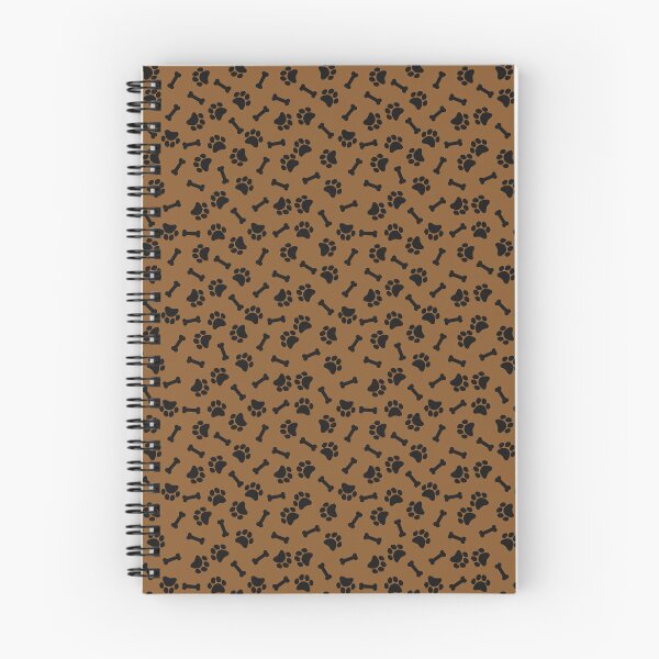 Item preview, Bronze And Black Dog Paw And Bone Pattern designed and sold by pattern-archive.