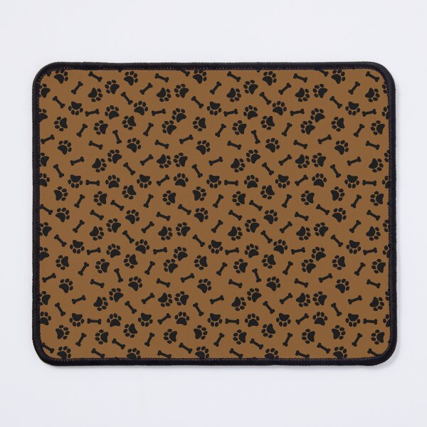 Item preview, Bronze And Black Dog Paw And Bone Pattern designed and sold by pattern-archive.