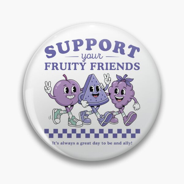 Item preview, Support Your Fruity Friends LGBT Pride Support designed and sold by Hedoraxe.