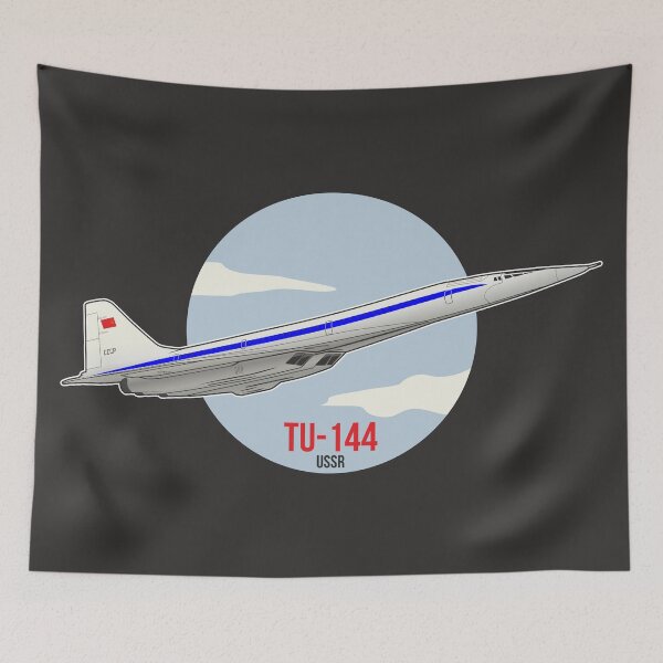 Item preview, The Tu-144 supersonic jetliner in flight designed and sold by FAawRay.