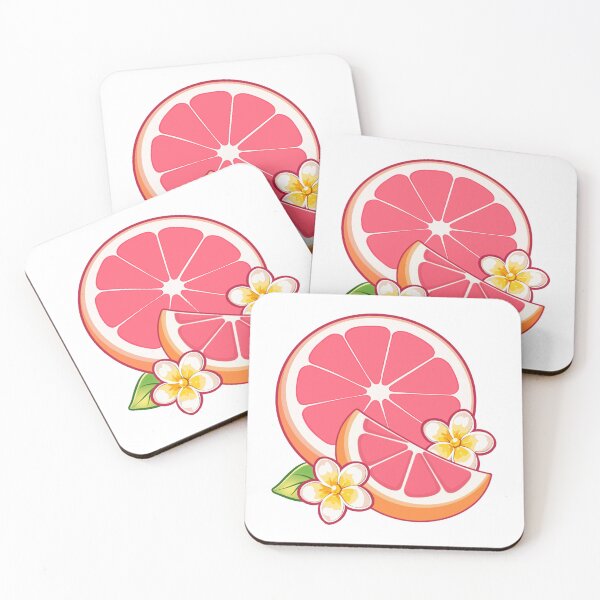 Item preview, Kawaii Pink Grapefruit Drink designed and sold by KJackArtwork.