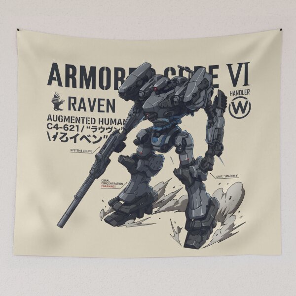 Artikelvorschau, Armored Core VI: C4-621 entworfen und verkauft von MarcelinoDesigns.
