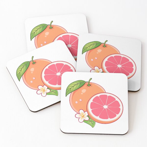 Item preview, Kawaii Pink Grapefruit Drink designed and sold by KJackArtwork.