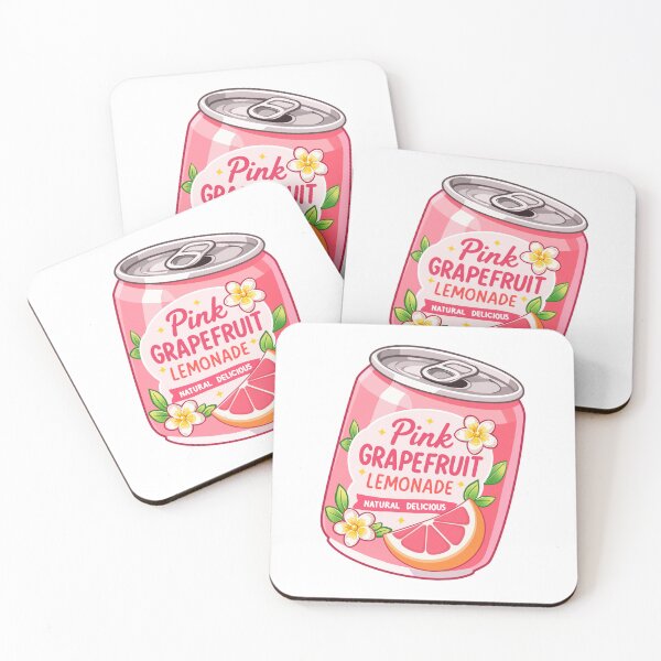Item preview, Kawaii Pink Grapefruit Drink designed and sold by KJackArtwork.