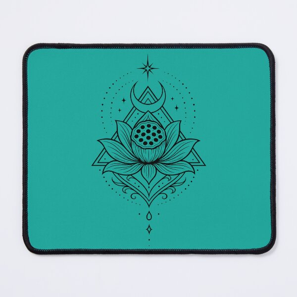 Artikelvorschau, Lotus Sacred Geometry Mond Spiritual Symbol entworfen und verkauft von Christine Krahl.