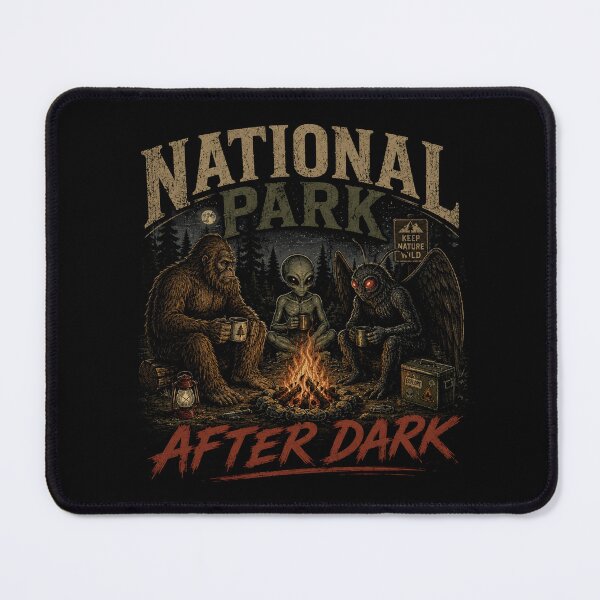 Item preview, National Park After Dark | Cryptid Campfire Club designed and sold by Open25Hours.