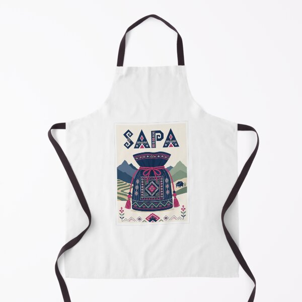 Item preview, Vintage Sapa Vietnam Tribal Bag Travel Poster designed and sold by Beyond Destinations.