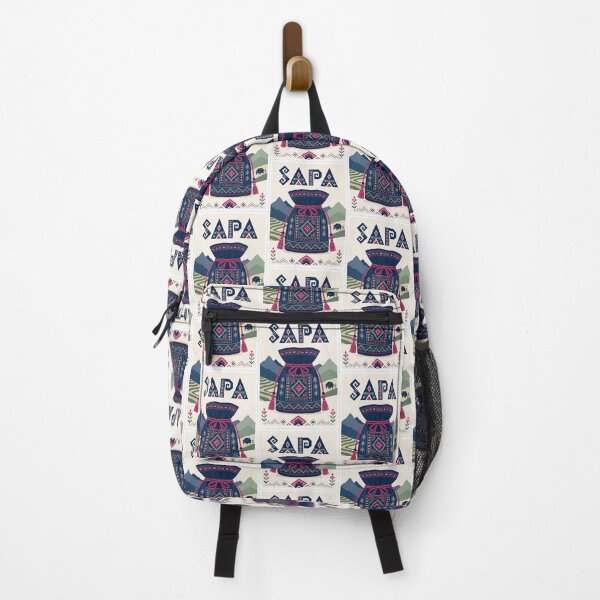 Item preview, Vintage Sapa Vietnam Tribal Bag Travel Poster designed and sold by Beyond Destinations.