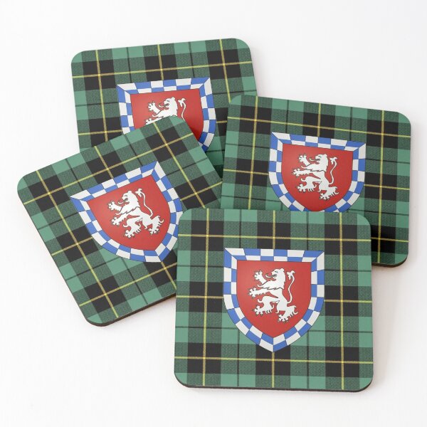 Aperçu de l'œuvre Wallace coat of Arms and Ancient Hunting Tartan créée et vendue par Kirrindy Designs.