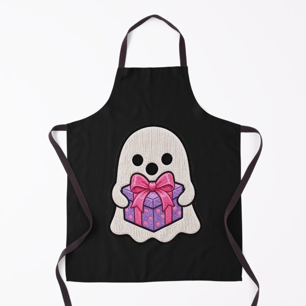 Item preview, Cute Ghost Gift Kawaii Embroidery Patch Design designed and sold by ColorSplash123.