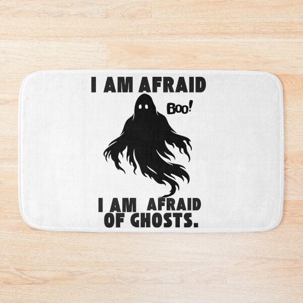 Item preview, I Am Afraid of Ghosts Boo Funny Halloween Ghost T-Shirt Design designed and sold by Wirath Shop.