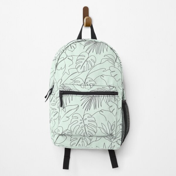 Item preview, Minimalist Tropical Leaf Line Art Seamless Pattern designed and sold by FashioonTrends.