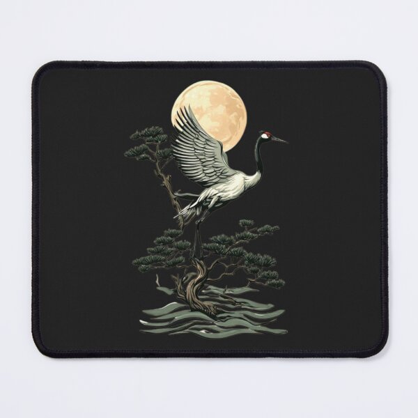 Item preview, Crane, Pine Tree & Full Moon | Elegant Japanese Icon 01 designed and sold by Shift-Bloom.