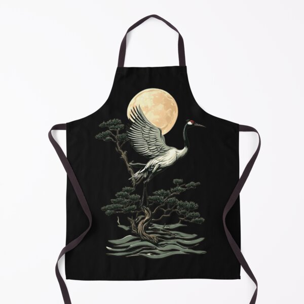 Item preview, Crane, Pine Tree & Full Moon | Elegant Japanese Icon 01 designed and sold by Shift-Bloom.