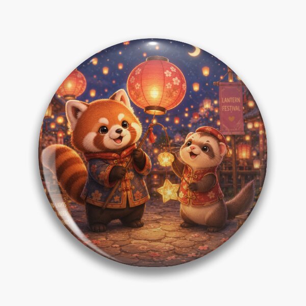 Item preview, Lantern festival friends  designed and sold by QuirkNest Studio .
