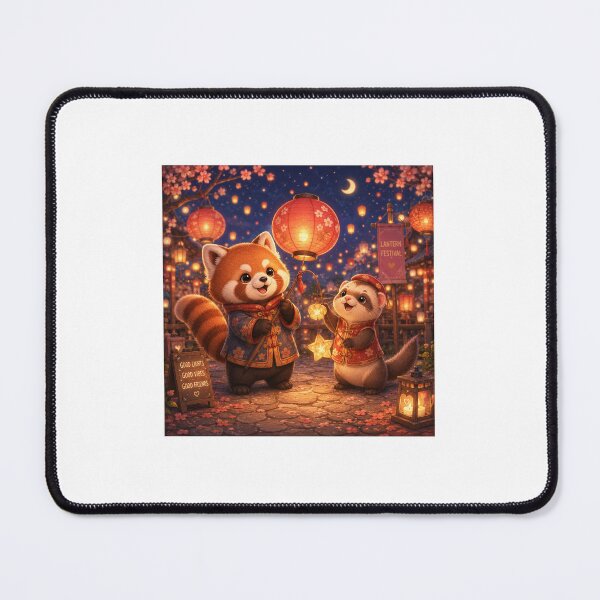 Item preview, Lantern festival friends designed and sold by QuirkNest Studio .