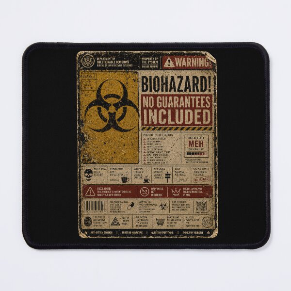 Item preview, SIGNS - Warning Biohazard - No Guarantees Included designed and sold by MetusArt.
