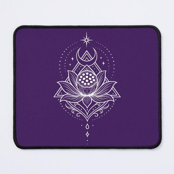 Artikelvorschau, Lotus Sacred Geometry Mond Spiritual Symbol entworfen und verkauft von Christine Krahl.