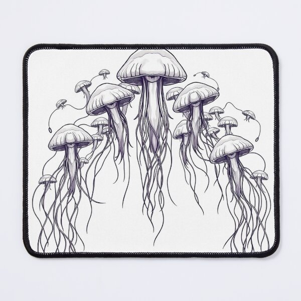 Item preview, A School Of Jellyfish Forming A Majestic Archway A designed and sold by QuirkThreadsCo.